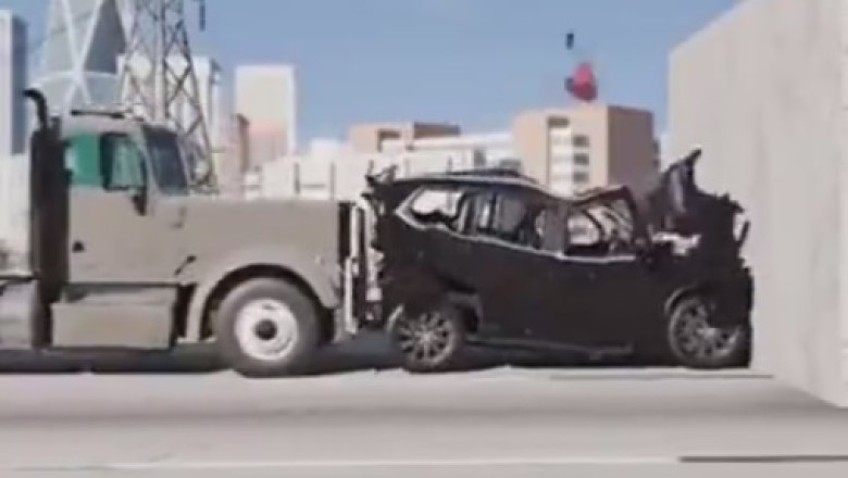 Car Crash Carnival: Watch as a Truck Goes Head-to-Head with Various Vehicles!