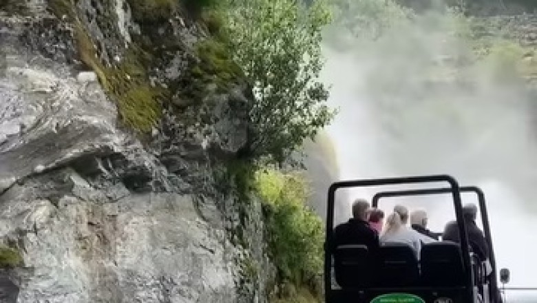 Nature's Fury: The Mesmerizing Power of a Raging Waterfall!