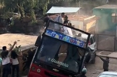 Rapper Santa Fe Klan's Tour Bus Crashes Into Home: Shocking Footage Of Harrowing Incident In Guanajuato!