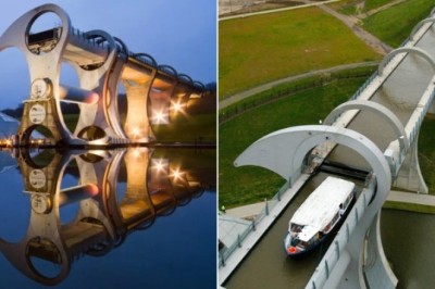 Discover Scotland's Ingenious Falkirk Wheel: The World’s Only Rotating Boat Lift!