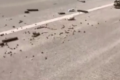 Garbage Truck Goes Full Chaos Mode on the Highway – I Can’t